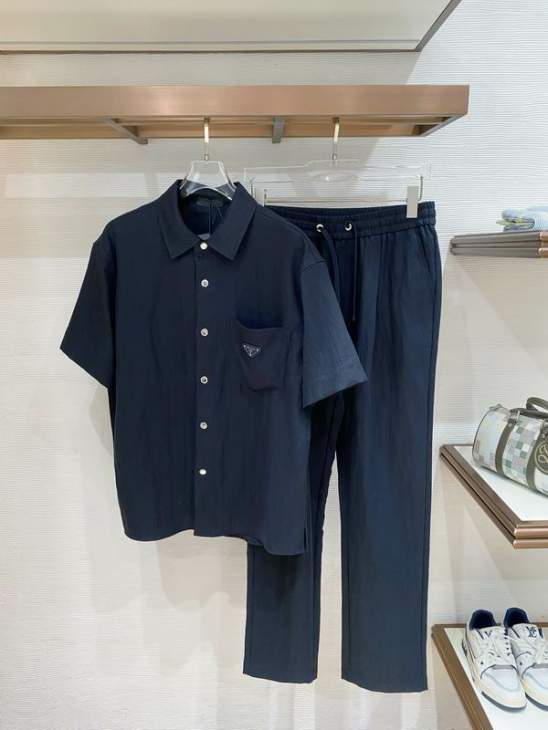 Picture of Prada Shirt Pant Suits _SKUPradaM-3XLxetr30624402
